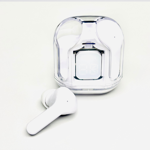 Air 31 Transparent Wireless Earbuds – Bluetooth 5.3 | LED Display | Super Bass | HD Calling | TWS Gaming Earbuds