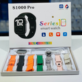 S1000 Series 10 Max Smart Watch – 2.1″ Super AMOLED Display, 7-in-1 Straps, Bluetooth Calling, Wireless Charging & Fitness Tracker