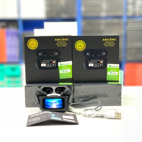 A9 Wireless Earbuds – Black | Touch Control | Ambient Sound Reduction | Premium Audio Quality