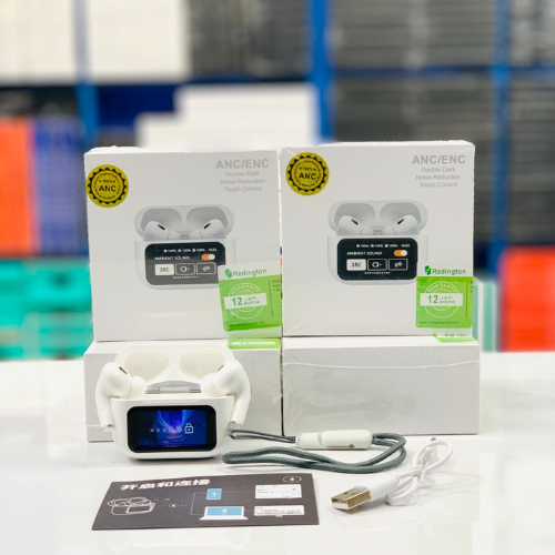 A9 Wireless Earbuds – White | Touch Control | Ambient Sound Reduction | Premium Audio Quality