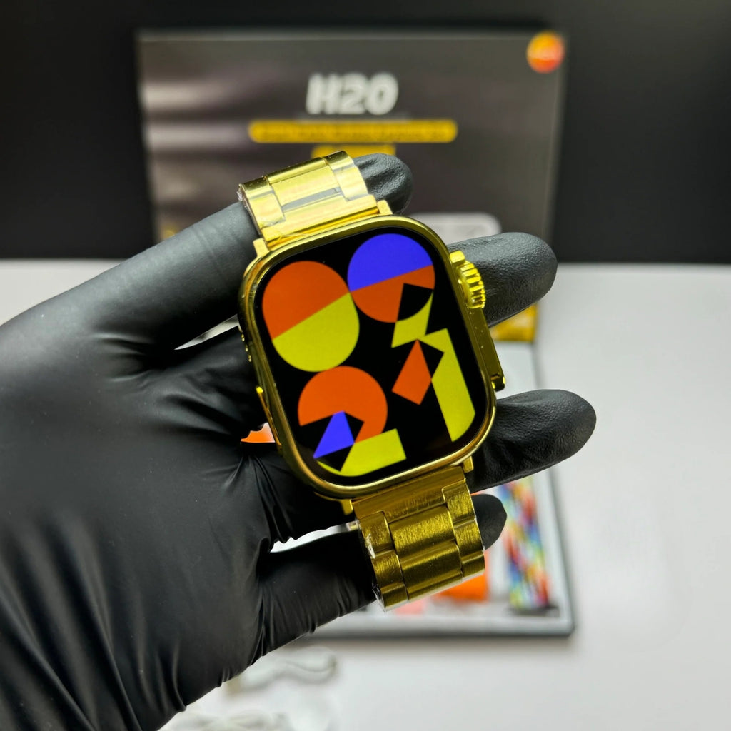 H20 Ultra Smart Watch With 7in1 Straps & Airpods - 7in1 Smart Watch With Airpods - high quility